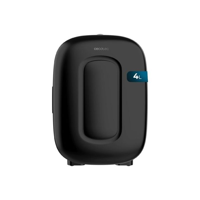 Cecotec Bolero MiniCooling 4L Bora Black Mini Frigorifico Portatil - Capacidad 4L - 12V/220V - Temperatura Regulable - Enfria hasta 7ºC - Funcion Calentamiento hasta 50ºC - Color Negro