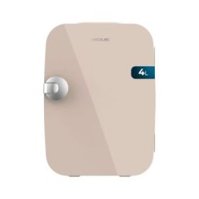 Cecotec Bolero MiniCooling 4L Rio Cream Mini Frigorifico Portatil - Capacidad 4L - Voltaje 12V - Temperatura Regulable - Enfria hasta 5ºC - Funcion Calentamiento hasta 65ºC - Color Rosa Pastel