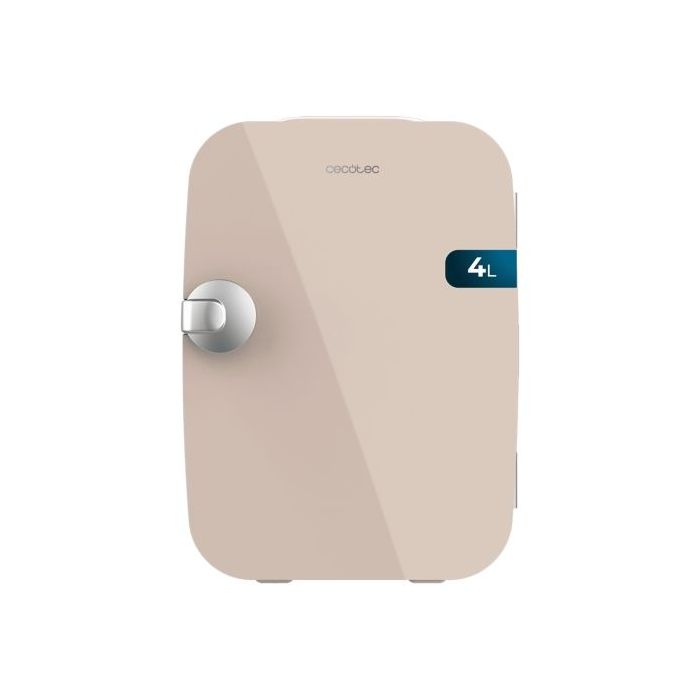 Cecotec Bolero MiniCooling 4L Rio Cream Mini Frigorifico Portatil - Capacidad 4L - Voltaje 12V - Temperatura Regulable - Enfria hasta 5ºC - Funcion Calentamiento hasta 65ºC - Color Rosa Pastel