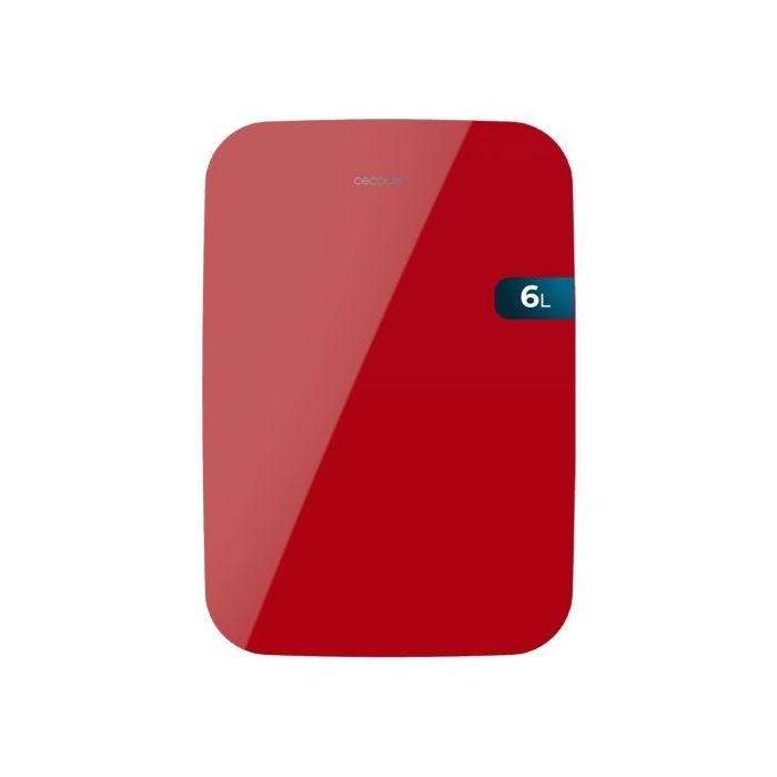 Cecotec Bolero MiniCooling 6L Bahamas Red Mini Frigorifico Portatil - Capacidad 6L - 12V/220V - Temperatura Regulable - Enfria hasta 5ºC - Funcion Calentamiento hasta 65ºC - Color Rojo