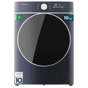 Cecotec Bolero Wash and Dry 10680 Inverter Titanium A Lavadora Secadora - Capacidad 10kg - Velocidad 1400rpm - Motor Inverter - 16 Programas - Color Azul