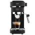 Cecotec Cafelizzia 790 Black Cafetera Expresso con Vaporizador - Potencia 1350W - Capacidad 1.2L - Presion 20bar - Vaporizador - Temperatura Regulable - Acero Inoxidable - Termoblock - Color Negro