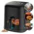 Cecotec Cecofry and Grill Smokin'Prime 6500 Freidora de Aire con Doble Resistencia - 2200W - Capacidad 6.5L - Temperatura Regulable - Grill - Ahumador - Ventana de Visualizacion - Color Negro