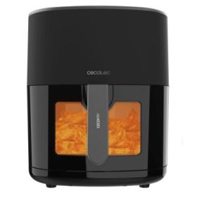 Cecotec Cecofry Fantastik Window 6500 Freidora sin Aceite - 1700W - Capacidad 6.5L - Ventana de Visualizacion - 9 Menus Preconfigurados - Rango de 80 a 200°C - Panel Tactil Multifuncion - Color Negro