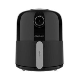 Cecotec Cecofry Pixel 2500 Freidora de Aire - Potencia 1200W - Capacidad 2.5L - Temporizador hasta 30min - Asa y Carcasa de Tacto Frio - Color Negro