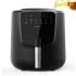 Cecotec Cecofry Rainm Freidora sin Aceite - 1550W - Autodosificador de Aceite - Capacidad 5.5L - Panel Multifuncion - 8 Menus Preconfigurados - Funcion Autolimpieza - Rejilla de Seguridad - Color Negro