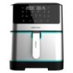 Cecotec Cecofry Supreme 8000 Freidora sin Aceite - Potencia de 1800W - Capacidad 8L - Rango de 30 a 200°C - 10 Modos Preconfigurados - Funcion Precalentar - Acero Inoxidable - Color Negro