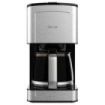 Cecotec Coffee 56 Heat Cafetera de Goteo para 12 Tazas - Potencia 800W - Capacidad 1.3L - Temperatura Regulable - Acabados en Acero Inoxidable - Color Negro y Plateado