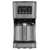 Cecotec Coffee 66 Drop and Thermo Time Cafetera de Goteo - 950W - Capacidad para 10 Tazas - Jarra Termo - LCD Retroiluminada - Programable - Antigoteo - Filtro Reutilizable - Acero Inoxidable