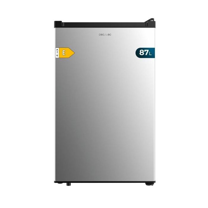 Cecotec Congelador Bolero CoolMarket TF 87 Inox Congelador de Sobremesa - Capacidad 87L - Temperatura Regulable - 83.6x55.1x50.6cm - Color Acero