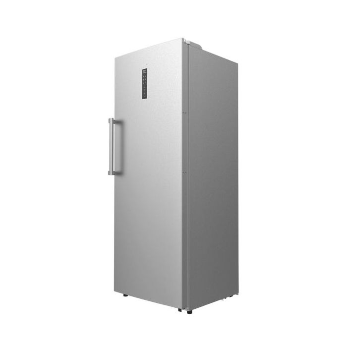 Cecotec Congelador Bolero CoolMarket UF 380 Inox Congelador Vertical Convertible - Capacidad 380L - Luz LED - Nofrost - Alarma de Puerta Abierta - Compresor Inverter - Color Acero