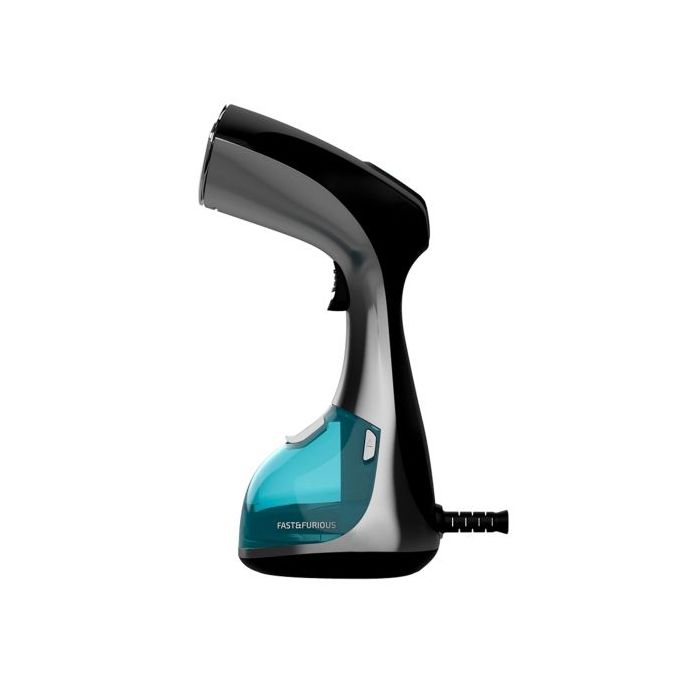 Cecotec Fast and Furious 4050 X-Treme Plancha de Vapor Vertical - 1960W - Vapor Continuo 35g/min - Sistema Autoapagado - Cepillo Incluido - Suela Ceramica - Cable 3 Metros - Color Negro y Azul