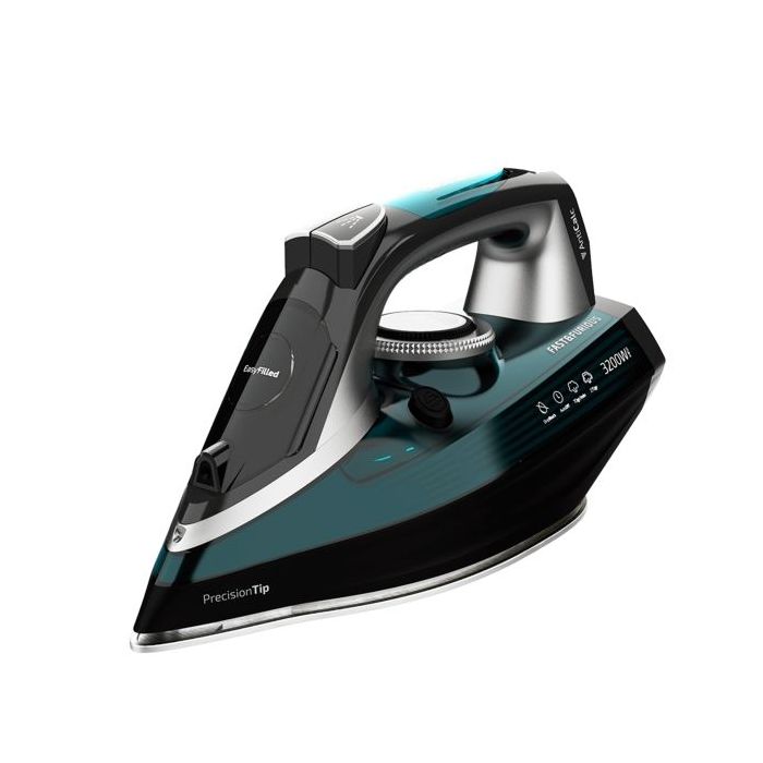 Cecotec Fast and Furious 5060 Ultra Plancha de Ropa - 3200W - Vapor Continuo 70g/min - Golpe de Vapor 270g/min - Suela Antiadherente - Autoapagado - Sistema Antigoteo y Antical - Color Negro y Verde