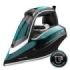 Cecotec Fast and Furious 6050 X-Treme Plancha de Ropa - 3100W - Bomba Automatica - Suela Ultradeslizante - Tactil - Vapor Continuo 75g/min - Golpe de Vapor 285g/min - Autoapagado - Color Negro y Verde