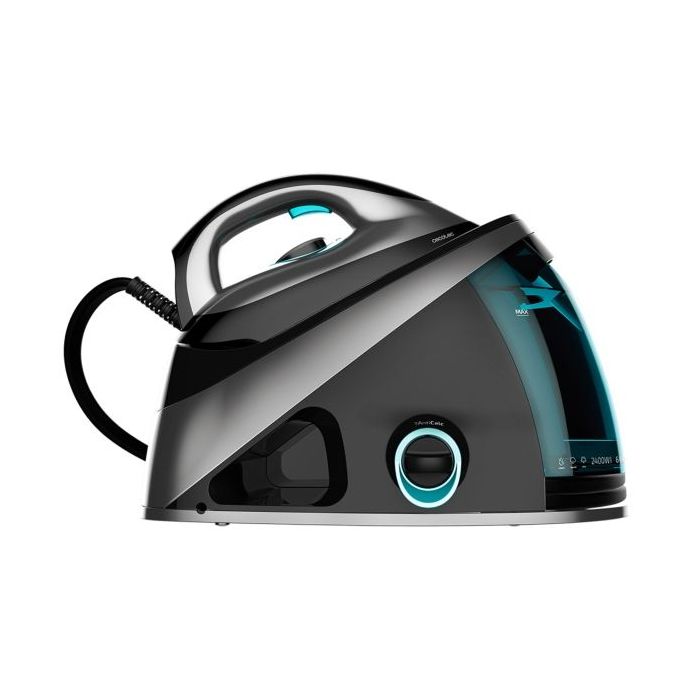 Cecotec Fast and Furious 8040 Absolute Centro de Planchado - Presion 6bar - 2400W - Vapor Continuo 145g/min - Golpe de Vapor 480g/min - Filtro Antical - Temperatura Regulable - Color Negro y Gris