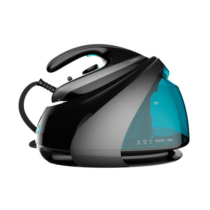 Cecotec Fast and Furious 8060 Ultra Centro de Planchado - 3000W - Alta 15bar - Golpe de Vapor 750g/min - Vapor Continuo de 175g/min - Revestimiento de Titanio - Control de Temperatura - Color Negro y Gris