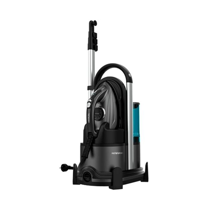 Cecotec Fast and Furious 9050 X-Treme Centro de Planchado - 2600W - Alto Caudal de Vapor - Suela Ceramica - Golpe de Vapor 550g/min - Sistema Antigoteo - Percha Extensible - Autoapagado - Color Negro y Gris