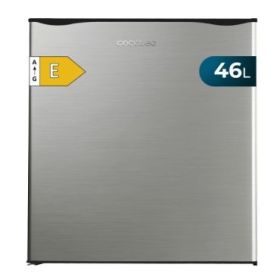 Cecotec GrandCooler 20000 L SilentCompress Inox E Mini Frigorifico - Capacidad 46L - Acero Inoxidable - 48x45x48.7cm - Color Acero