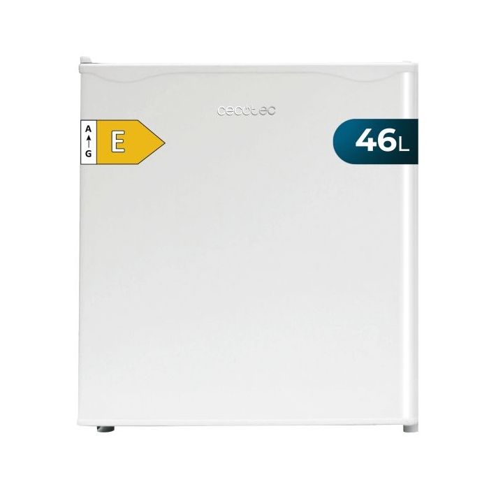 Cecotec GrandCooler 20000 L SilentCompress White E Mini Frigorifico - Capacidad 46L - 48x45x48.7cm - Color Blanco