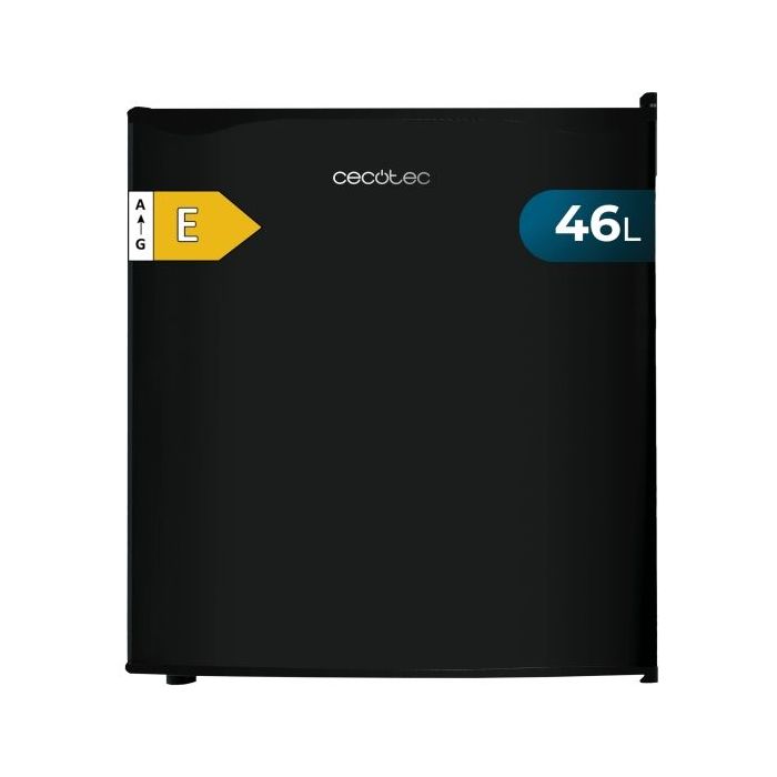 Cecotec GrandCooler 20000 SilentCompress Black E Mini Frigorifico - Capacidad 46L - Compartimento Congelador - 48x45x48.7cm - Color Negro