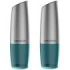 Cecotec InstantMill Gravity Duo Pack de 2 Molinillos Electricos de Especias - Cuerpo de Acero Inoxidable - Mecanismo Ajustable - Ventanas de Acrilico - Luz LED Incorporada - Resistente a Corrosion