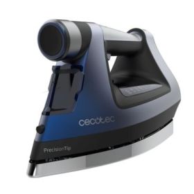Cecotec IronHero 3000 Sauna i-Pump Plancha de Ropa - 3000W - Bomba Automatica - Suela Antiadherente - Vapor Continuo 80g/min - Golpe de Vapor 300g/min - Antical - Color Negro y Azul