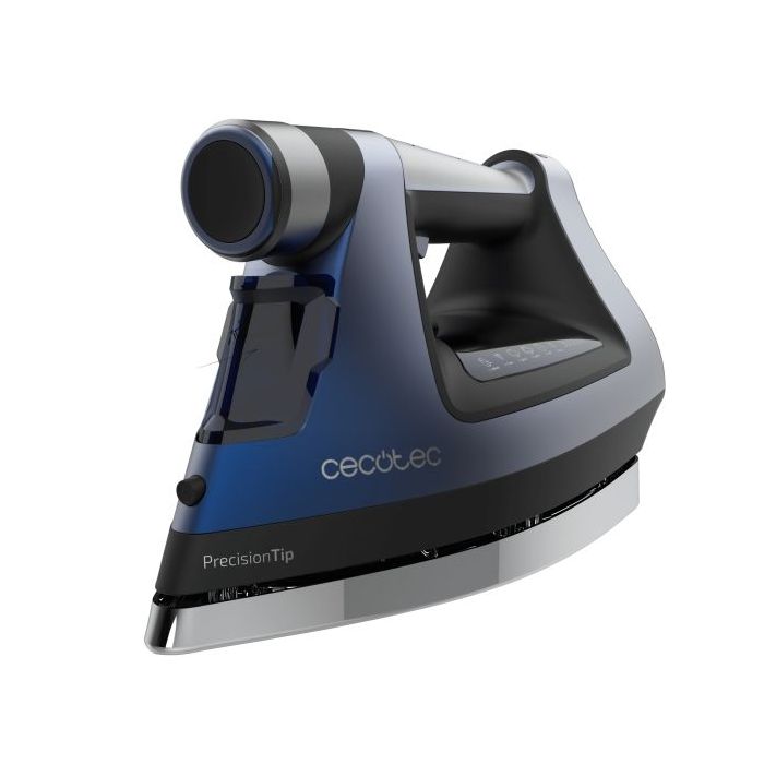 Cecotec IronHero 3000 Sauna i-Pump Plancha de Ropa - 3000W - Bomba Automatica - Suela Antiadherente - Vapor Continuo 80g/min - Golpe de Vapor 300g/min - Antical - Color Negro y Azul
