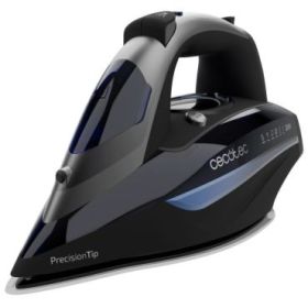 Cecotec IronHero 3200 i-Pump Smart Anodized Plancha de Ropa - 3200W - Bomba Automatica - Vapor Continuo 75g/min - Golpe de Vapor 285g/min - Suela Ultradeslizante - LCD - Antical - Color Negro y Azul