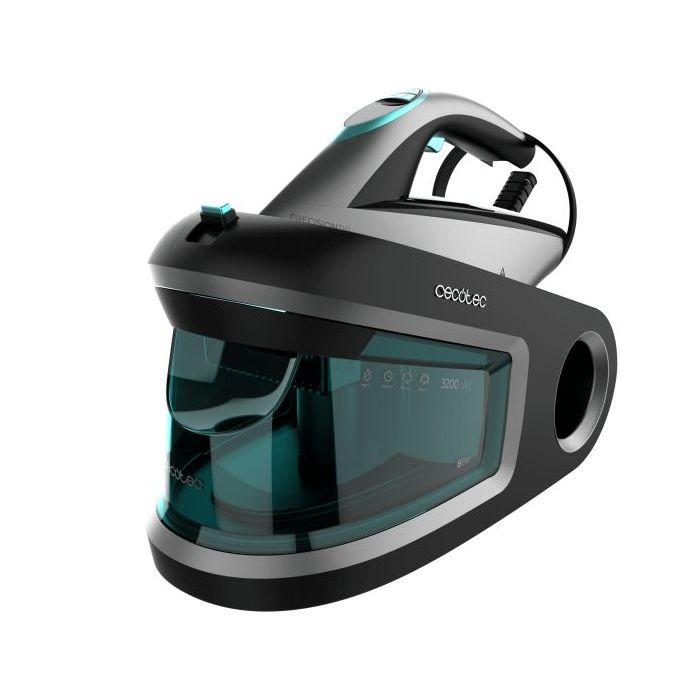Cecotec IronHero 3200 Station Centro de Planchado - 3200W - Presion 8bar - Suela Ceramica - Vapor Continuo 150g/min - Golpe de Vapor 420g/min - Sistema Antigoteo - Autoapagado - Color Negro y Gris