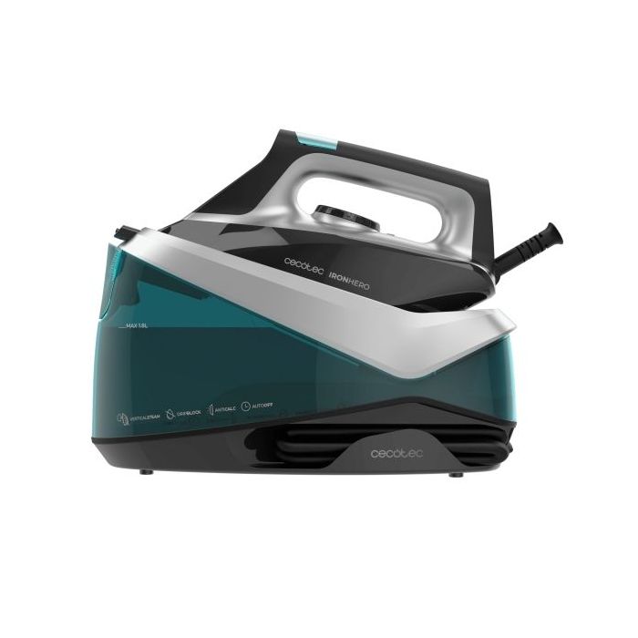 Cecotec IronHero H-2800 Station Centro de Planchado - Potencia 2800W - Sistema Antical - Vapor Continuo 135g/min - Golpe de Vapor 360g/min - Temperatura Regulable - Punta de Precision - Color Blanco