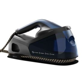 Cecotec IronHero V-2400 Station Centro de Planchado - 2400W - Vapor Continuo 180g/min - Golpe de Vapor 370g/min - Suela Ceramica - Sistema Antical - Pantalla LED - Autoapagado - Color Negro y Gris