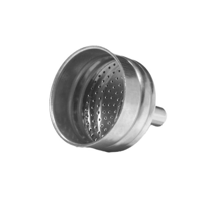 Cecotec Piccolina Embudo para Cafetera Italiana de 6 Tazas - Aluminio Resistente de Alta Calidad - Garantiza Extraccion Uniforme