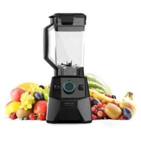 Cecotec Power Black Titanium 2000 Pro Batidora de Vaso - Potencia de 2000W - Cuchilla de Titanio con 8 Hojas - Tecnologia Ultramove - Programas Predefinidos - Jarra de 2L - Libre de BPA - Color Negro