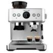 Cecotec Power Espresso 20 Barista Maestro Cafetera Expresso - 2250W - Capacidad 250g - Presion 20Bar - Molinillo Integrado - Manometro - Espumador - Color Acero Inoxidable