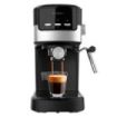 Cecotec Power Espresso 20 Pecan Cafetera Expresso con Vaporizador - Potencia 1100W - Capacidad 1.25L - Presion 20bar - Vaporizador - Temperatura Regulable - Acero Inoxidable - Color Negro