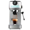 Cecotec Power Espresso 20 Steel Pro Cafetera Expresso con Vaporizador - 1350W - Capacidad 1.3L - Presion 20bar - Vaporizador - Temperatura Regulable - Termoblock - Acero Inoxidable