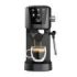 Cecotec Power Espresso 20 Touch Cafetera Expresso - 1350W - Pantalla Tactil Intuitiva - Presion de 20Bar - Deposito 1L Extraible - Vaporizador Orientable - Incluye Accesorios - Color Negro