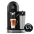 Cecotec Power Instant-ccino 20 Chic Serie Nera Cafetera Expresso Compatible con Capsulas - 1470W - Presion 20bar - Deposito de 0.7ml - Temperatura Regulable - Termoblock - Color Negro y Plateado
