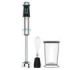 Cecotec Power TitanBlack 1200 XL Cream Batidora de Mano - 1200W - 4 Cuchillas de Titanio en Cruz - Campana Antisalpicaduras - Velocidad Ajustable - Vaso 800ml - Montaclaras - 6.8x6.8x48cm - Color Negro
