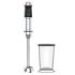 Cecotec Power TitanBlack 1500 XL Batidora de Mano - 1500W - 4 Cuchillas de Titanio en Cruz - Acople Rapido y Seguro - Velocidad Ajustable - Antisalpicaduras - Vaso Medidor 800ml - Turbo - Color Negro