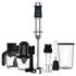 Cecotec Power TitanBlack 1500 XL TotalMix Batidora de Mano - 1500W - Cuchillas de Titanio - Campana Antisalpicaduras - Velocidad Ajustable - Incluye Accesorios Variados - Funcion Turbo - Color Negro