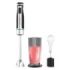 Cecotec PowerGear 1500 XL Cream Batidora de Mano - 1500W - Cuchillas de Titanio - 21 Velocidades - Antisalpicaduras - Sistema de Montaje Facil - Incluye Vaso y Varillas - Funcion Turbo - Color Negro