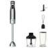 Cecotec PowerGear 1500 XL Pro Batidora de Mano - 1500W - Vaso de 0.8L - Picadora de 0.6L - Velocidad Ajustable - Incluye Accesorios - Cuchillas Recubiertas de Titanio - Modo Turbo - Color Acero