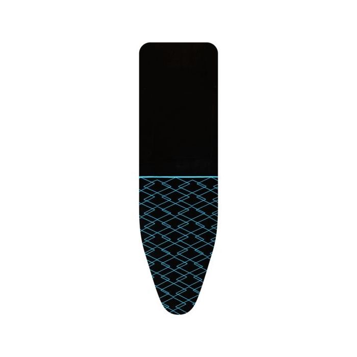 Cecotec StrongBoard 400 Borneo Funda para Tabla de Planchar - Algodon 100% - Mejora Transpiracion - Espesor 4mm - Proteccion Ignifuga - Ajustable - Color Negro