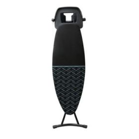 Cecotec StrongBoard 400 Tabla de Planchar - Funda 100% Algodon - Estructura Resistente 2 en 1 - Patas Extragruesas - 125X44.5cm - Altura Ajustable - Proteccion Ignifuga - Antena y Enchufe - Color Negro