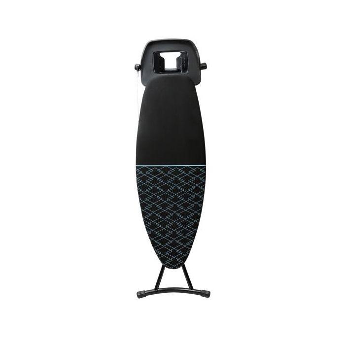 Cecotec StrongBoard 400 Tabla de Planchar - Funda 100% Algodon - Estructura Resistente 2 en 1 - Patas Extragruesas - 125X44.5cm - Altura Ajustable - Proteccion Ignifuga - Antena y Enchufe - Color Negro