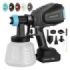 Cecotec TotalPaint 4000 Liberty Pistola de Pintura Inalambrica - Bateria 21V 2Ah - Deposito 1200ml - Control de Caudal hasta 800Ml/min - 14kPa - Incluye Accesorios - Color Negro y Azul