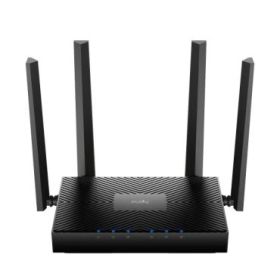 Cudy BE5000 Router WiFi 7 2.5G - Servidor y Cliente VPN - Ethernet 1Gbps - Soporta hasta 200 Dispositivos - Control en la Nube con App - Doble Banda hasta 5Gbps - 183.3x109x38mm - Color Negro