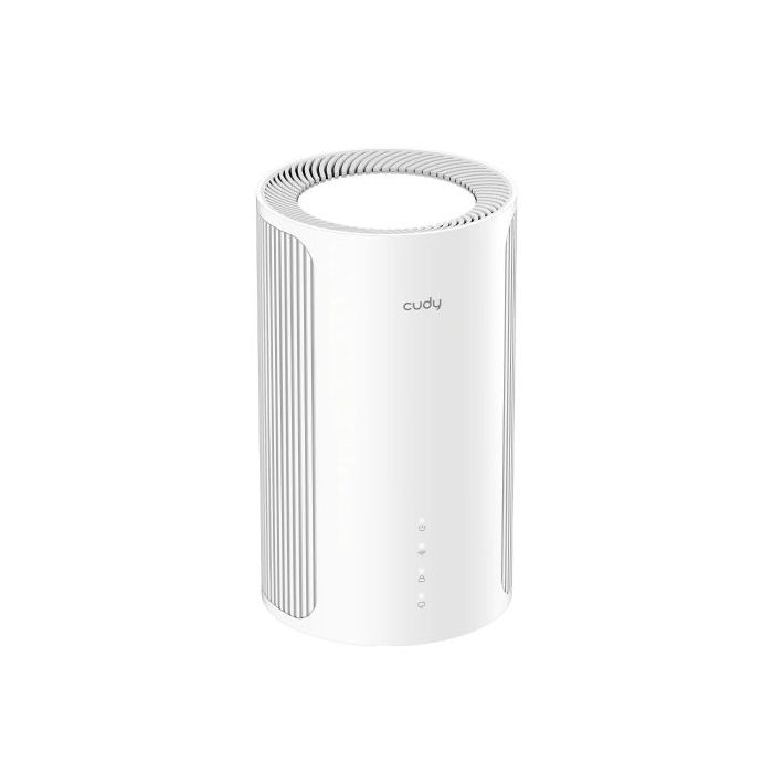 Cudy BE6500 Sistema WiFi 7 Mesh 2.5G - Servidor y Cliente VPN - Ethernet 2.5Gbps - Soporta hasta 200 Dispositivos - Control en la Nube con App - 116x202mm - Color Blanco