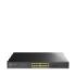 Cudy Switch Administrado de 18 Puertos - Capacidad Conmutacion 36Gbps - 16x RJ45 PoE+ - 2x Gigabit SFP - Reinicio Automatico - Vigilancia IGMP - Prevencion de Bucles - 440x220x44mm - Color Negro